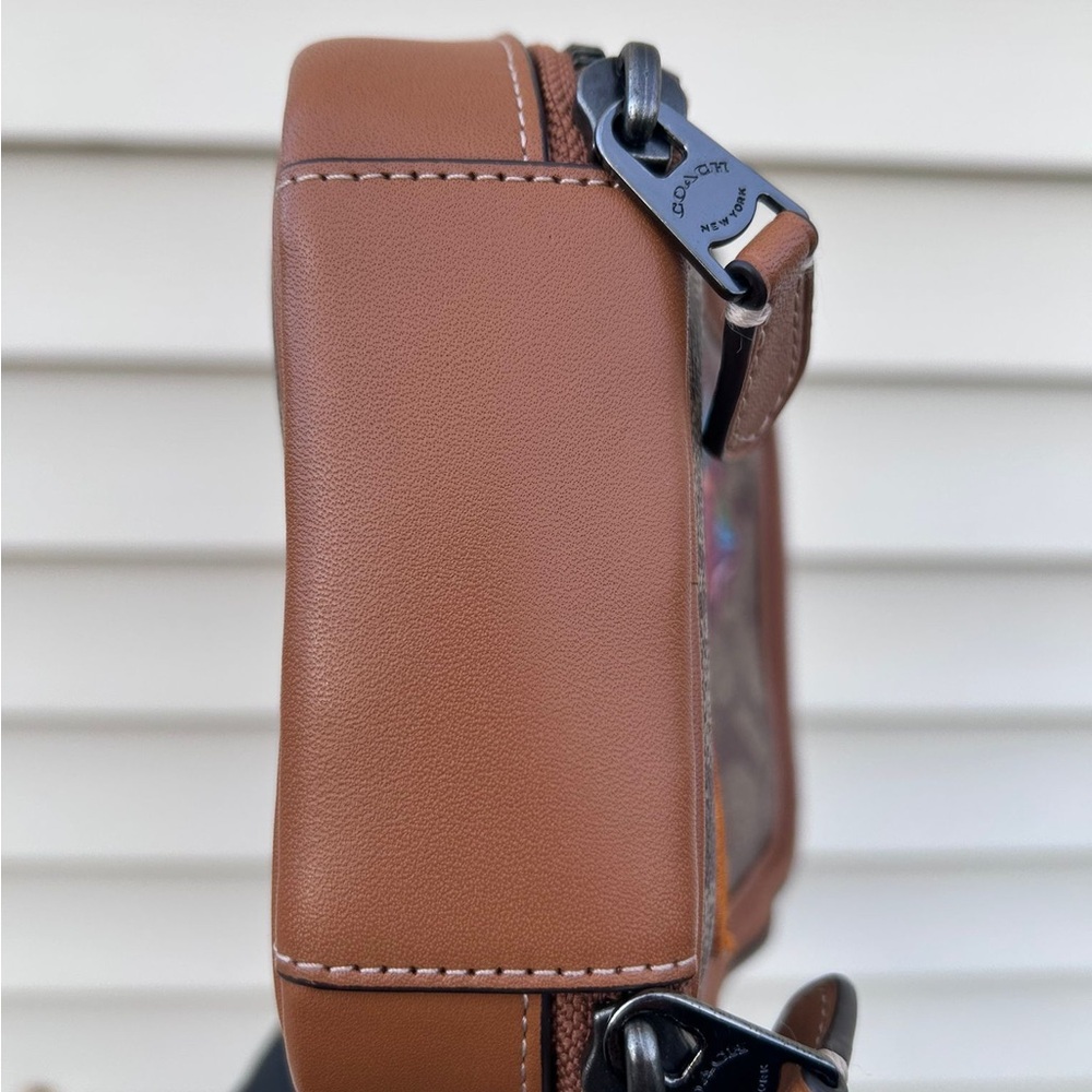Coach CJ671 LGBTQ Stanton Crossbody Bad with leather logo patches, Pride Edition - Picture 5 of 13